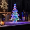 Prestige LED Light-Up Acrylic Tree - Multi-Colour