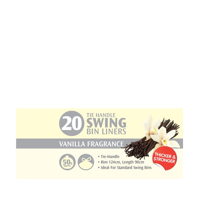 20 Tie Handle Swing Scented Bin Liners