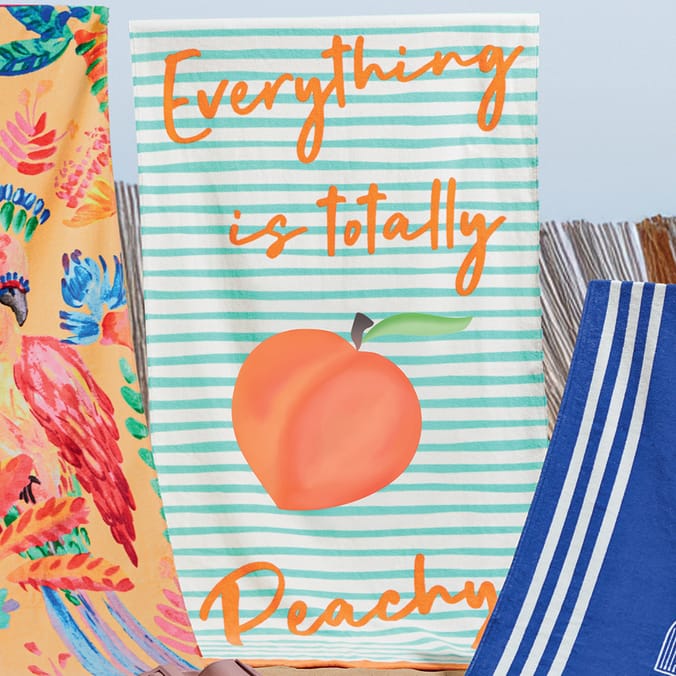 Hello Summer Beach Towel