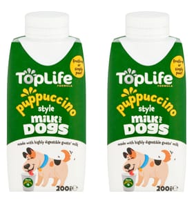 TopLife Formula Puppuccino Style Milk for Dogs 200ml x 2