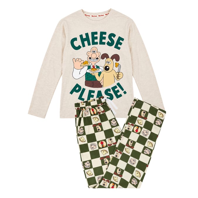 Wallace & Gromit Mens Pyjamas