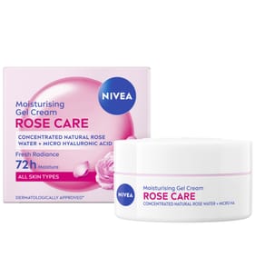 Nivea Rose Care Moisturising Gel Cream 50ml