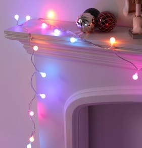 Prestige Mains Operated 100 LED Berry String Lights - Multi