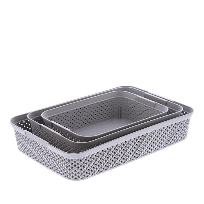 Diamond Basket 3pc Storage