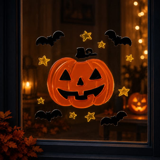 Hallow Scream Gel Window Decorations