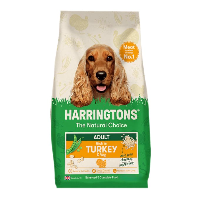 Harringtons Dry Adult Dog Food 2kg - Turkey 