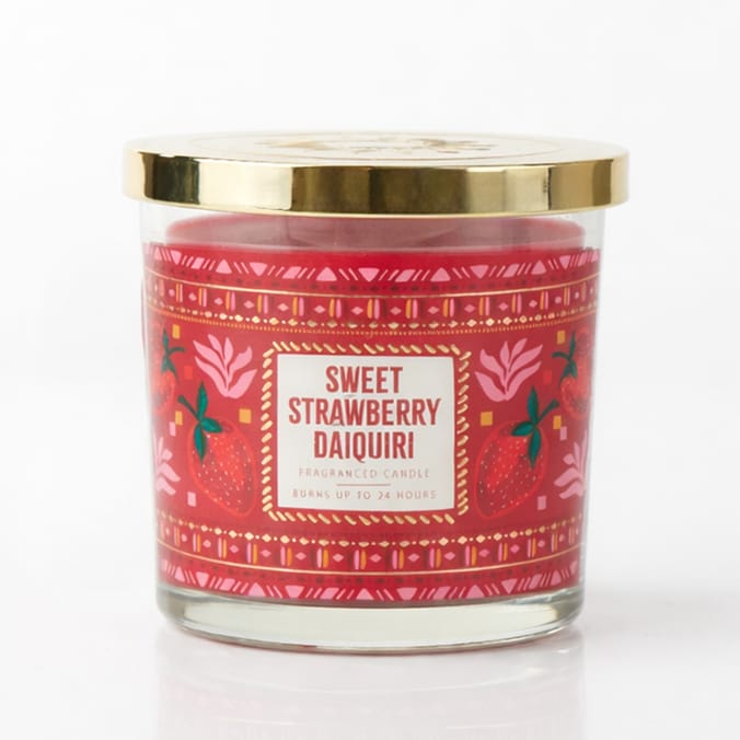 Wickford & Co. Scented Candle - Sweet Strawberry Daiquiri