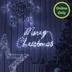 Prestige Mains Operated LED Rope Festive Sign - Merry Christmas