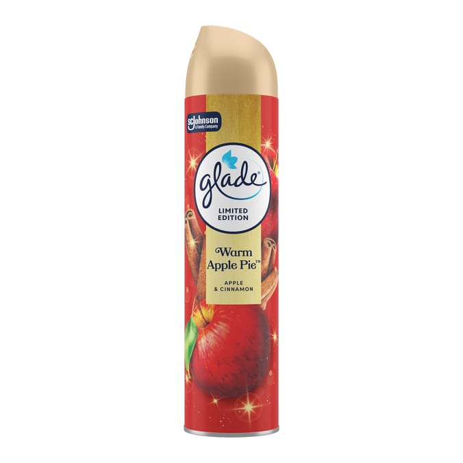 Glade Aerosol Air Freshener 300ml -  Warm Apple Pie