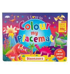 Colour My Placemat - Dinosaurs 