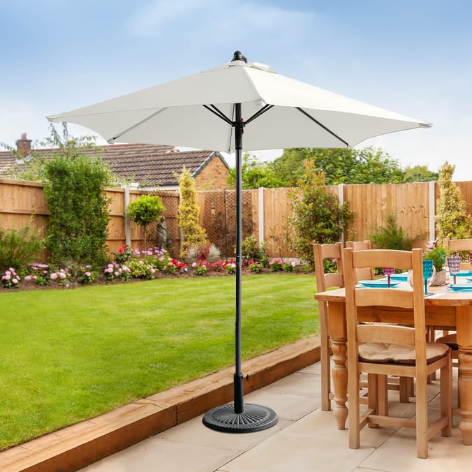 The Outdoor Living Collection Push Button Parasol 2m