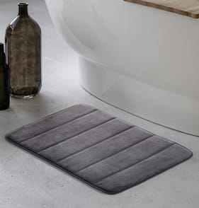 Everyday Essentials Memory Foam Bath Mat - Dark Grey