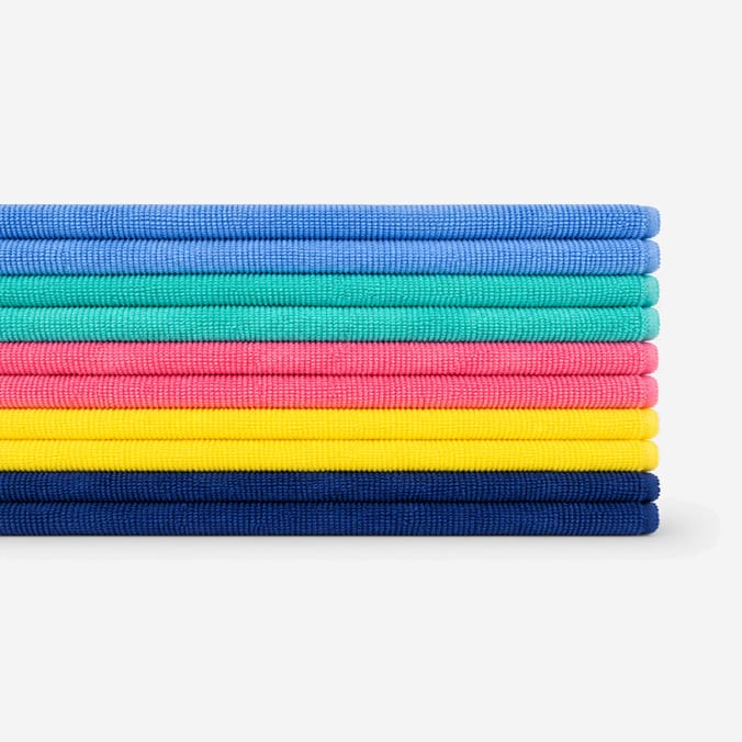 Power Action General Purpose Microfibre Cloth 10 Pack