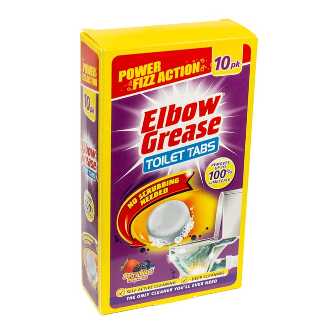 Elbow Grease Toilet Tabs 8 Pack - Berry Blast