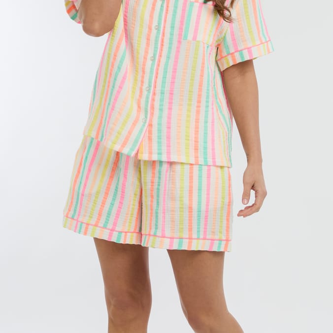 Originals Ladies Neon Stripe Pyjamas