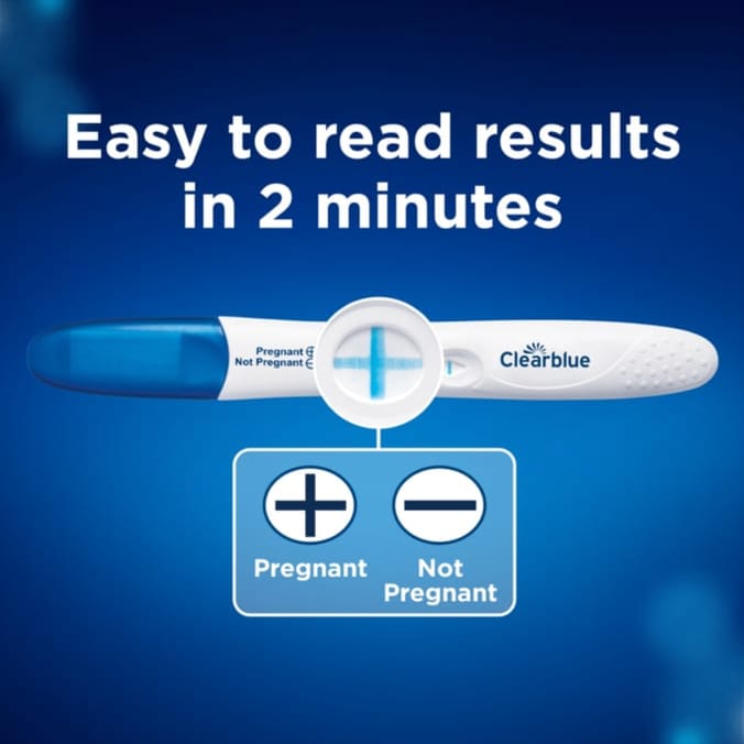 Clearblue Fast & Easy Pregnancy Tests 2 Pack 