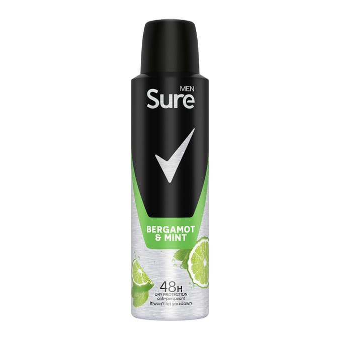 Sure Men Anti-Perspirant Bergamot & Mint 150ml