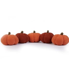 The Lifestyle Edit Draft Excluder Pumpkin - Orange