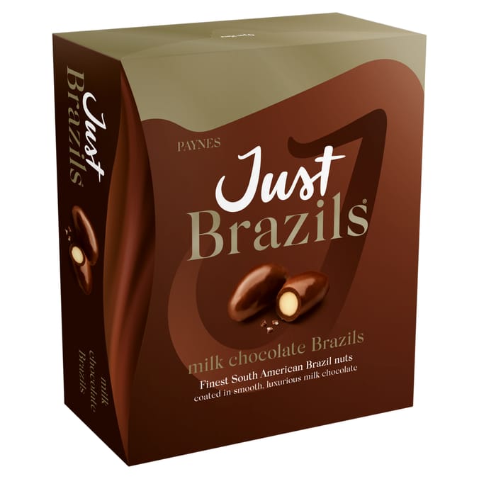 Paynes Just Brazils Milk Chocolate Brazils 150g