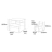 Liberty House Toys Kids Bookshelf Table And Chair - White & Forest Green