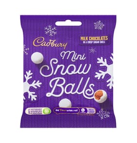  Cadbury Dairy Milk Mini Snowballs 80g x3