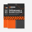 Carstore Microfibre Dashboard & Glass Cloths x2
