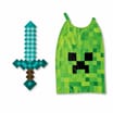 Minecraft Costume Accessories - Sword & Creeper Cape