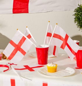 Mini England Flags 6 Pack