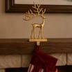 Festive Feeling Christmas Reindeer Stocking Holder