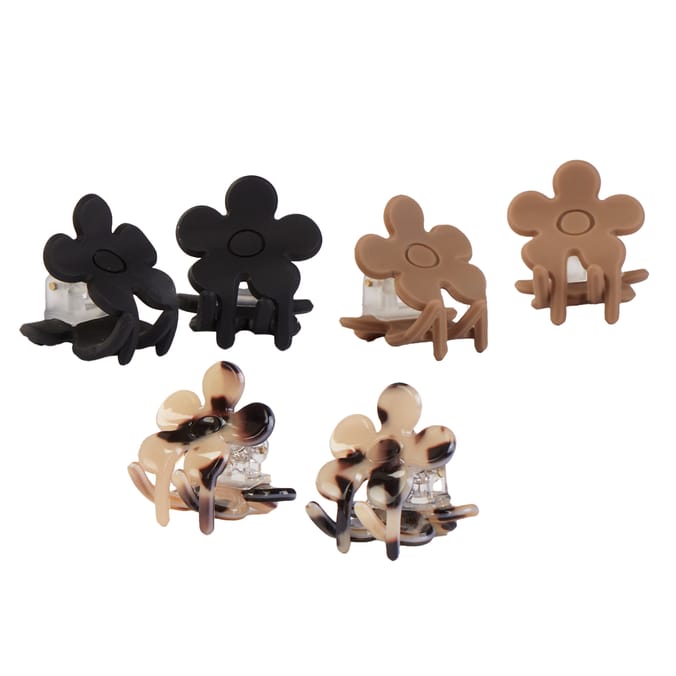 Mini Flower Clips 6 Pack