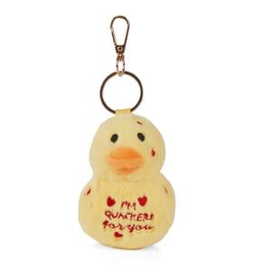  With Love Valentines Duck Keyring Plush