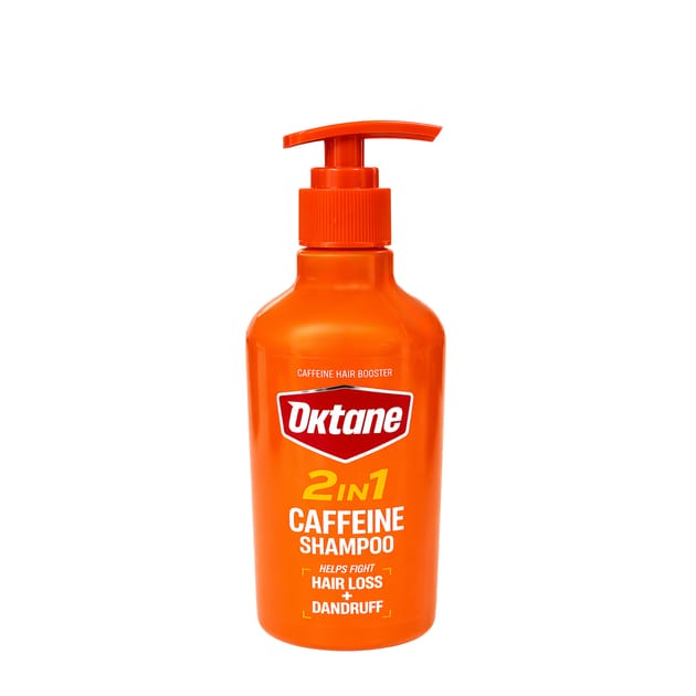 Oktane 2 In 1 Caffeine Shampoo 300ml | Home Bargains