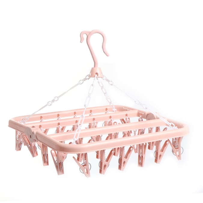 Home Solutions Foldable Hanging Airer Home Bargains