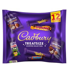 Cadbury Treatsize Chocolate Bar Sharing Selection Bag 223g