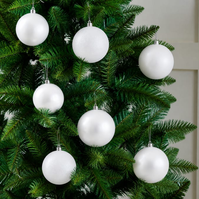 Festive Feeling Mixed Size Christmas Baubles 25 Pack