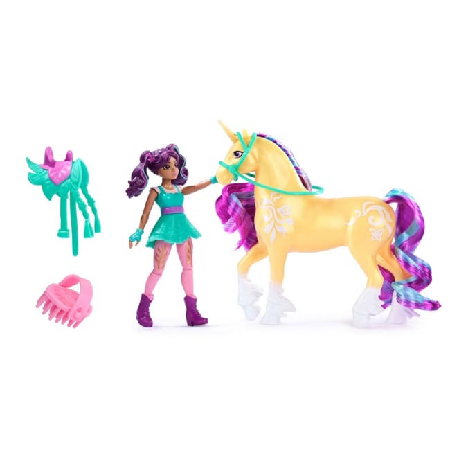 Unicorn Academy Ava & Leaf Doll Set