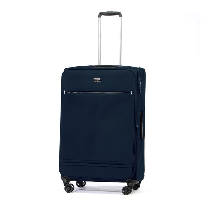 Salisburys Premium Soft Shell Expandable Suitcases - Navy