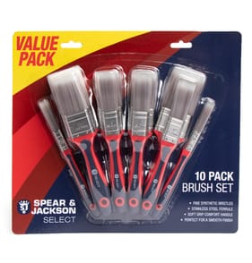 Spear & Jackson Select 10 Pack Brush Set