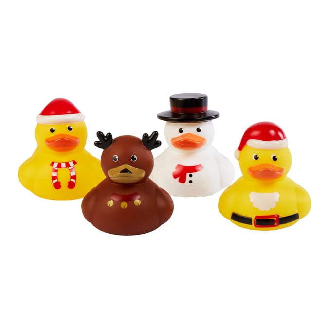 Sleigh Bells Festive Ducks 4Pack