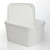 Diamond Storage Basket with Lid 7l