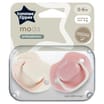 Tommee Tippee Moda Soothers With Steriliser Pod 0-6m