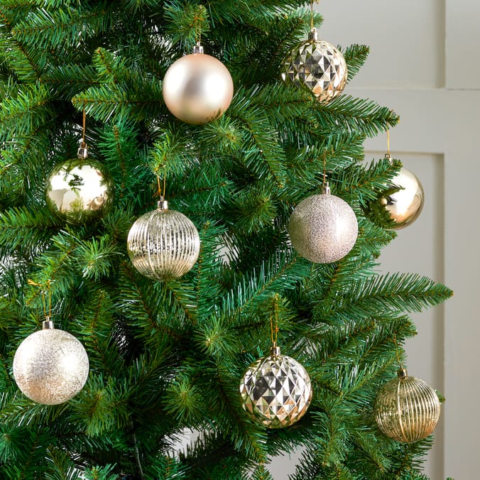 Festive Feeling 8cm Christmas Bauble 20 Pack
