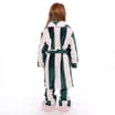 Originals Kids Pink & Green Striped Dressing Gown