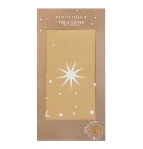 Festive Feeling Table Cover - Gold
