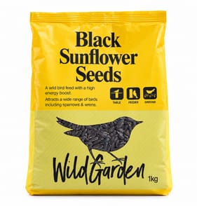 Wild Garden Black Sunflower Seeds 1kg