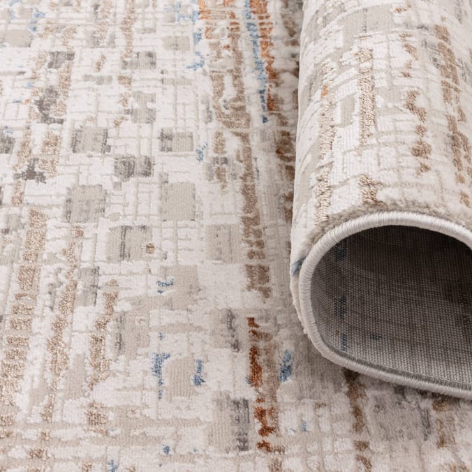 Asiatic Miro Grid Rug Metallic MI04