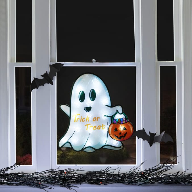 Haunted House Light Up Window Decoration