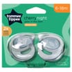 Tommee Tippee 2 Cherry Night Soothers 6-18m - Blue