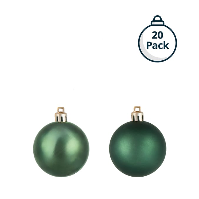 Festive Feeling 6cm Christmas Bauble 20 Pack