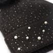 A La Mode Beaded Pom Hat